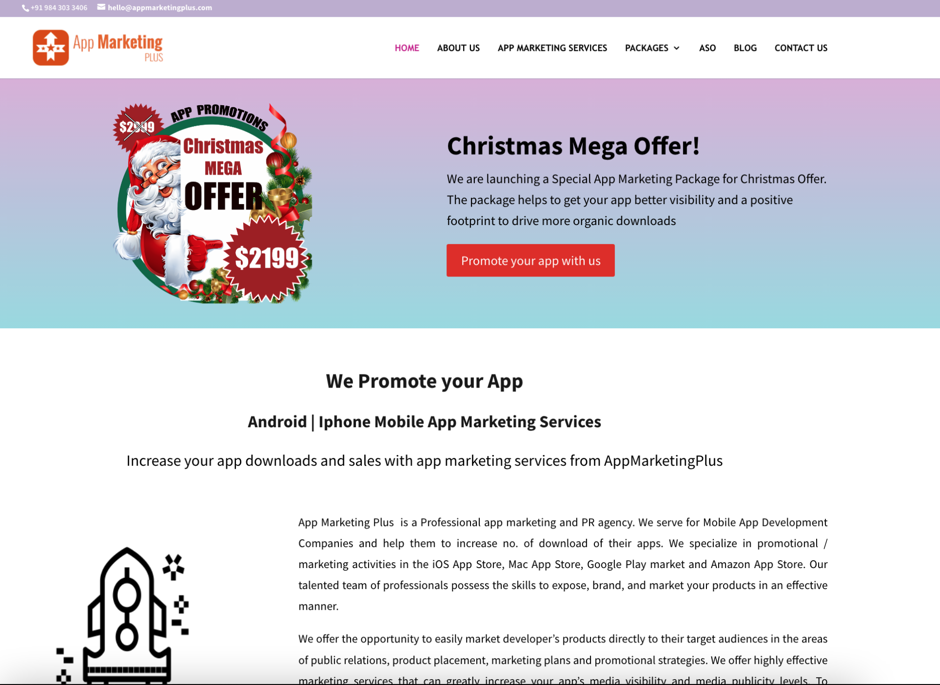 GegoSoft Technologies - Portfolio - Wordpress Website - App Marketing Plus