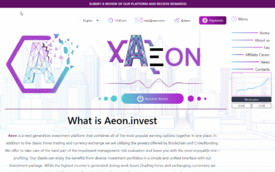 Aeon Invest – HYIP Template : ID – 20
