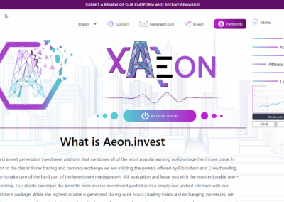 Aeon Invest – HYIP Template : ID – 20
