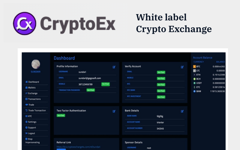 What is a white label cryptocurrency exchange software?