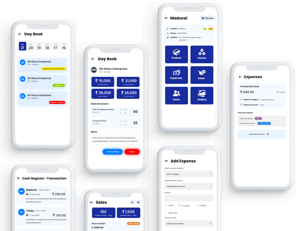 Daybook Mobile App for Business to Track Daily Business