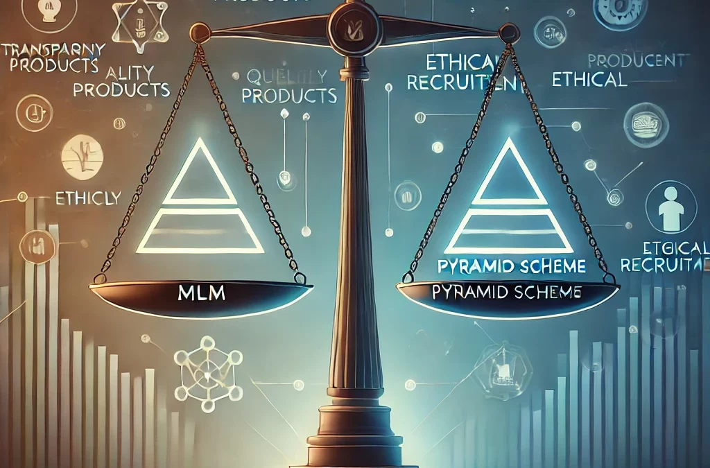 How Modern MLM Models Differentiate Themselves from Pyramid Schemes