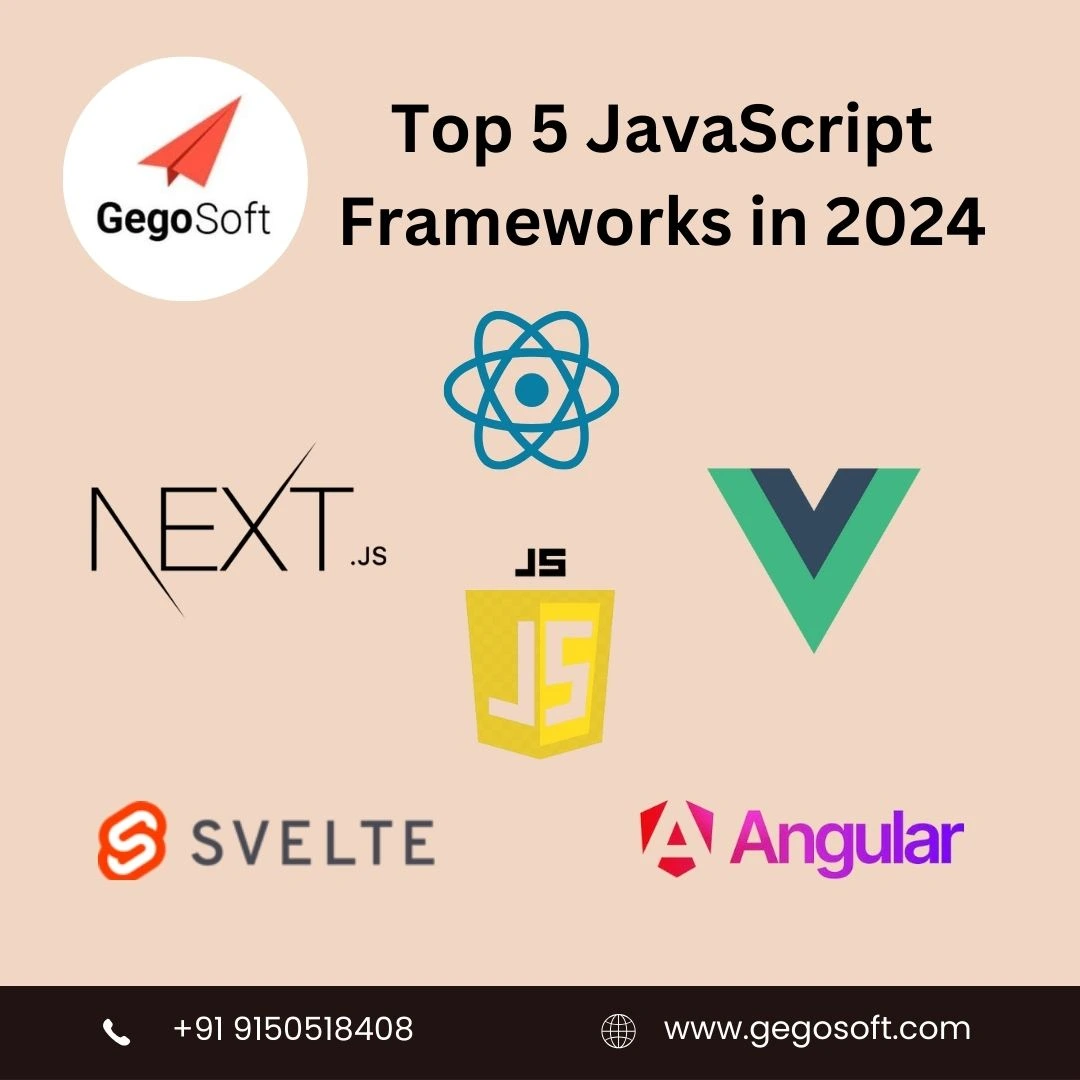 top 5 JavaScript frameworks in 2024