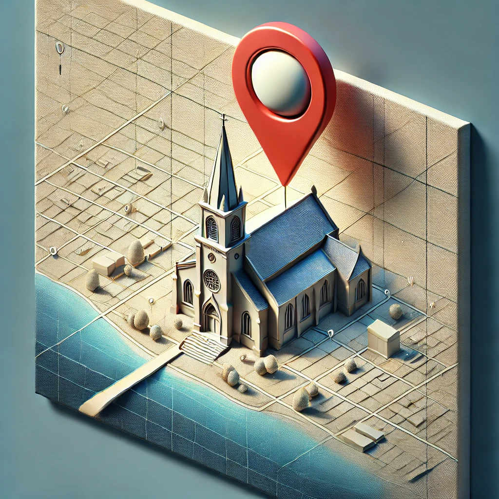 Church on Google maps