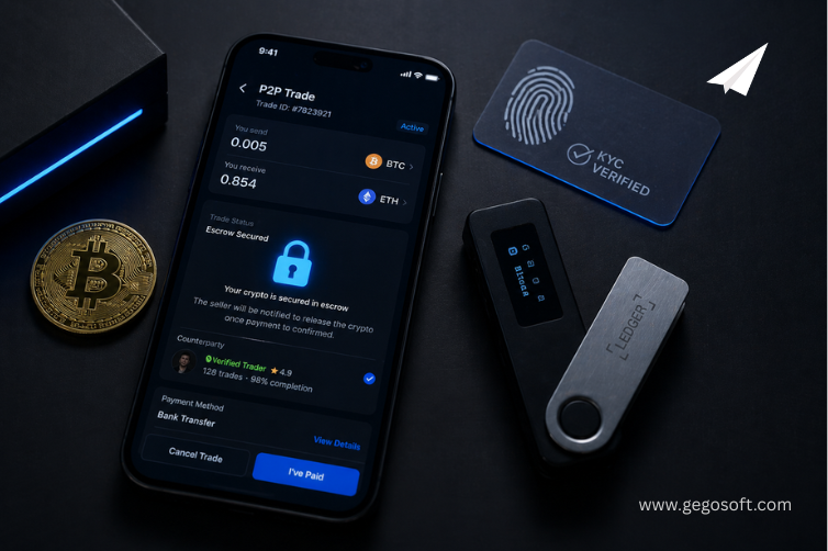 CryptoLocal: Launch Your Own P2P Cryptocurrency Exchange Production-Ready. Fully White-Label. Built by GegoSoft.