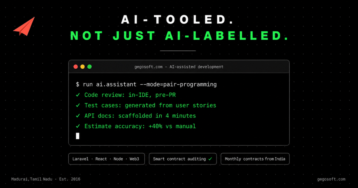AI Software Development Company India_GegoSoft AI Software Development Company India_GegoSoft