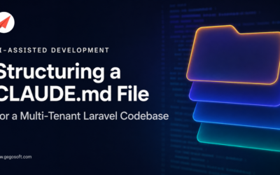 How We Structure a CLAUDE.md for a Multi-Tenant Laravel Codebase