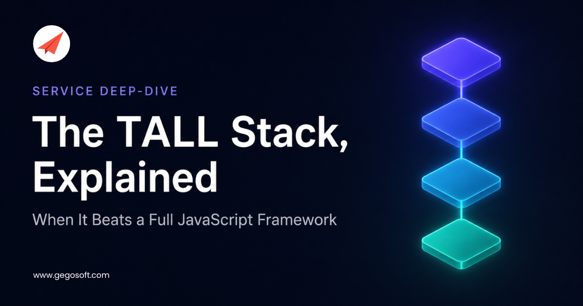 tall-stack-development-laravel-livewire-gegosoft TALL stack development with Tailwind, Alpine, Laravel, and Livewire